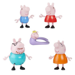 Peppa Pig Pack 5 Figuras Peppa y su Familia de 5