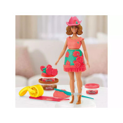 Playdoh Barbie Rosas y Cerquillos