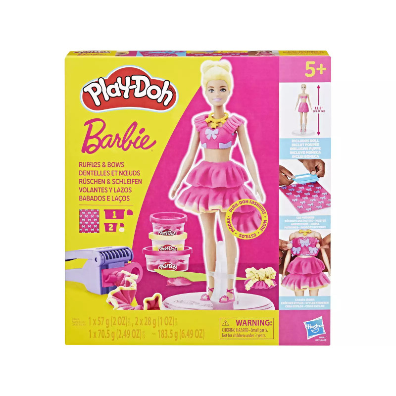 Playdoh Barbie Volantes y Lazos