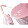 Carro de Muñecas Con Capota Elegance Con Bolso 42X72X93cm