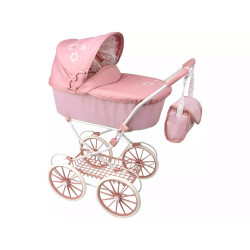 Carro de Muñecas Con Capota Elegance Con Bolso 42X72X93cm