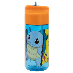 Botella Pokemon con Cañita 430ml