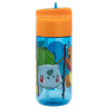 Botella Pokemon con Cañita 430ml