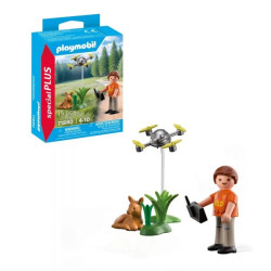 Playmobil Rescate Cervatillo con Dron