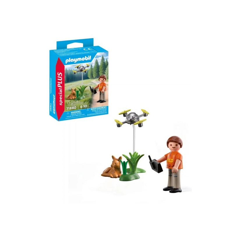 Playmobil Rescate Cervatillo con Dron