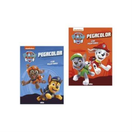 Libro Patrulla Canina Colorear con Pegatinas Surtido