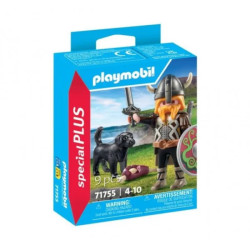 Playmobil Special Plus Vikingo con Perro Guardian 71755