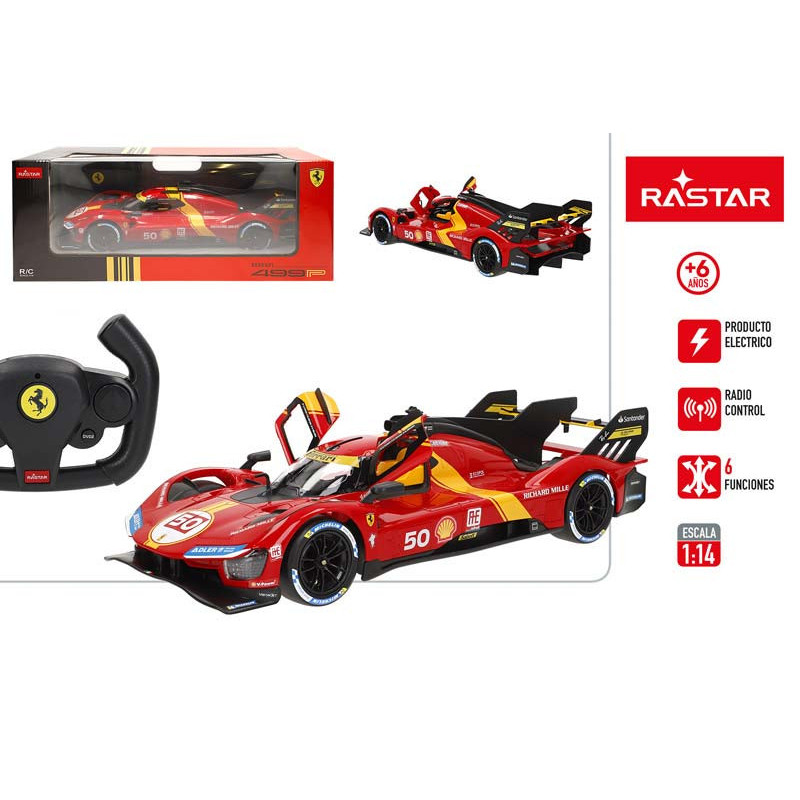 Rastar - Coche RC 1:14 Ferrari 499P