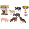 Animal World - Bolsa 6 Animales Granja 10/12 cm