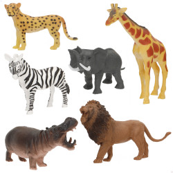 Animal World - Bolsa 6 Animales Jungla 10/12 cm
