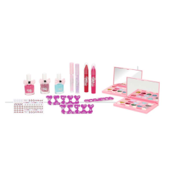 Mega Set Maquillaje c/Accesorios de Belleza