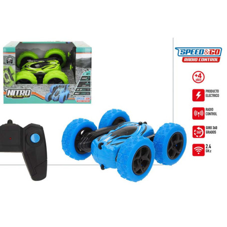 Speed&Go - Coche R/C 2.4GHZ Volteretas