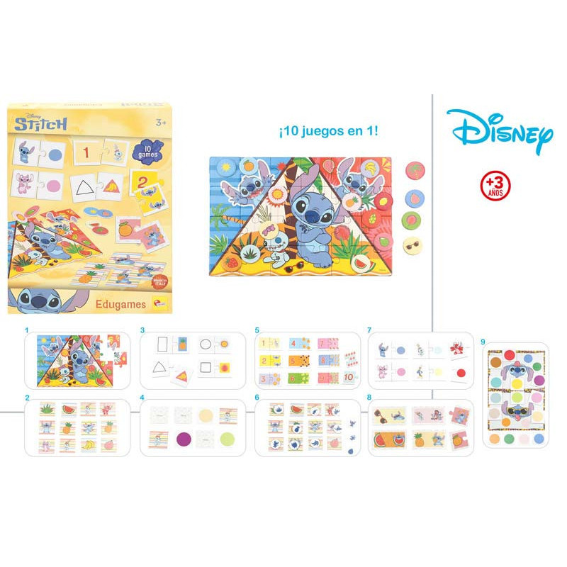 Stitch - Edugames Colección 10 Juegos Educativos