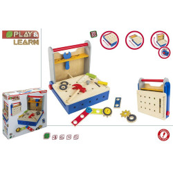 Play&Learn - Banco de Herramientas Madera 30 cm