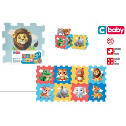 C'Baby - Pack 8 Piezas Puzzle Eva 114 X 58 cm - Animales