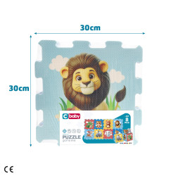 C'Baby - Pack 8 Piezas Puzzle Eva 114 X 58 cm - Animales