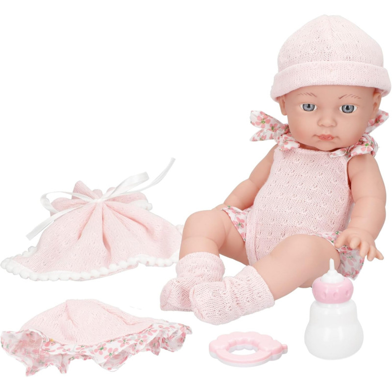 Colorbaby's - Muñeca Bebe Con Accesorio NewBorn 30 cm