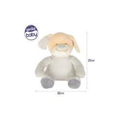 Genial Baby - Peluche Perrito Manta Bebe 25cm