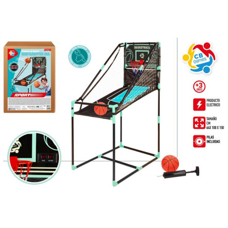 CB Games - Canasta Basket 64 x 100 x 150 cm C/Marcador Electrico