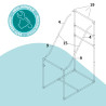 CB Games - Canasta Basket 64 x 100 x 150 cm C/Marcador Electrico