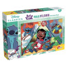 Disney Stitch - Puzzle Maxi Floor 150 pcs Coloreable 70 x 50 cm Lisciani
