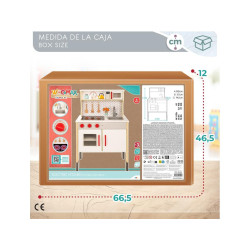 Woomax - Cocina Madera Electrica 59,5 x 30 x 94,5 cm