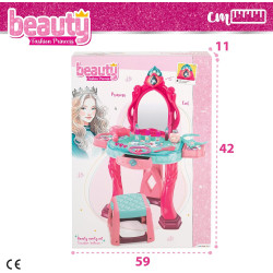 Beauty - Tocador Belleza Princesa C/Taburete, Luz & Sonido