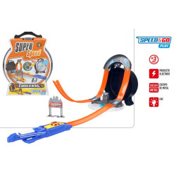 Speed&Go - Lanzador Vehículos Metal c/Circuito 2 en 1