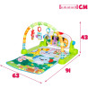 Winfun - Alfombra Gimnasio Musical Animales Jungla