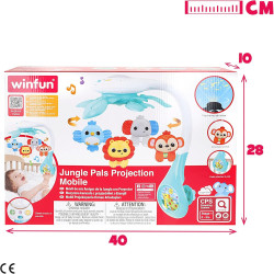 Winfun - Proyector Bebe Animales Jungla +0M