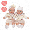 Colorbaby's - Set 2 Muñecas Bebe 32 cm