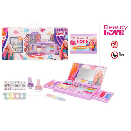 Mega Set Maquillaje c/Accesorios Belleza