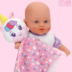 Colorbaby's - Bebe Blandito 32cm Unicornio