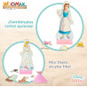 Woomax - Juego Magnetico Vestidos Madera Princesas