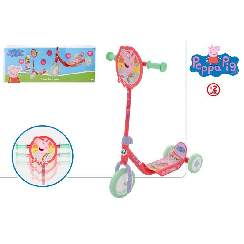 Peppa Pig - Patinete 3 Ruedas