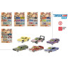 Speed&Go Vintage - Set 6 Coches Metal 7 cm Clasico Racing