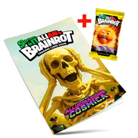 Album + Sobre de 7 cartas coleccionables Brainrot Serie 2