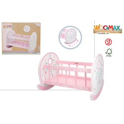 Woomax- Cuna de Madera Muñecas