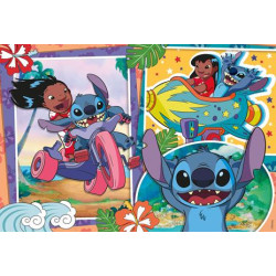 Stitch - Puzzle Doble Cara 50x35 cm 250 pcs