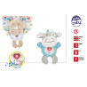 Genial Baby - Sonajero Peluche Animalito Luz&Sonido 20 cm