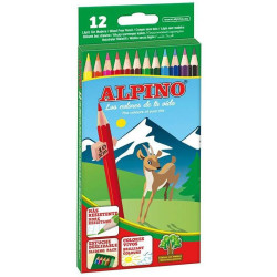 Lapices De Madera Alpino 12U.