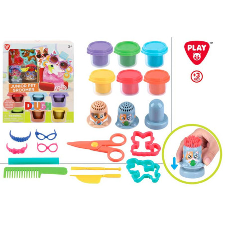 PlayGo - Set Plastilina Peluquero Mascotas