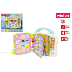 Winfun - Libro Aprendizaje Primeras Palabras Bilingüe +12m