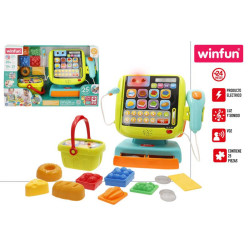 Winfun - Set Caja Registradora C/accesorios, Luz & Sonido +24M