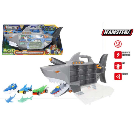 Teamsterz - Maletin Transporte Roboshark C/6 Vehículos