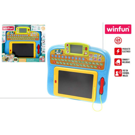 Winfun - Tablet Aprendizaje & Dibujo Bilingüe +24M