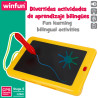 Winfun - Tablet Aprendizaje & Dibujo Bilingüe +24M
