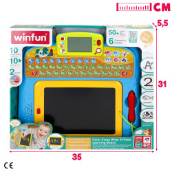 Winfun - Tablet Aprendizaje & Dibujo Bilingüe +24M