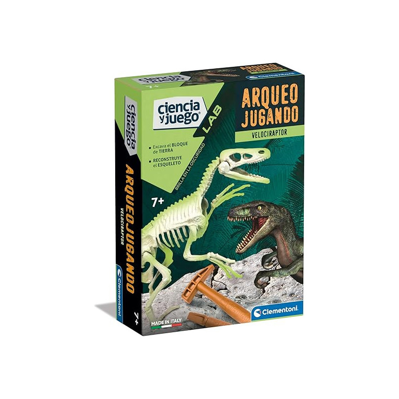 Arqueojugando Velociraptor