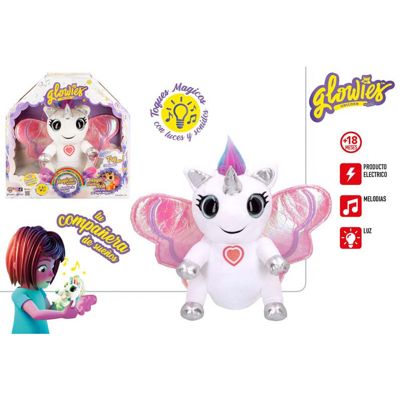 Glowies- Luciernaga Unicornio Peluche